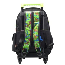 Mochila con Carro Las Tortugas Ninja 16"